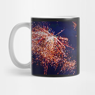 Pixel Firework No.63 Mug